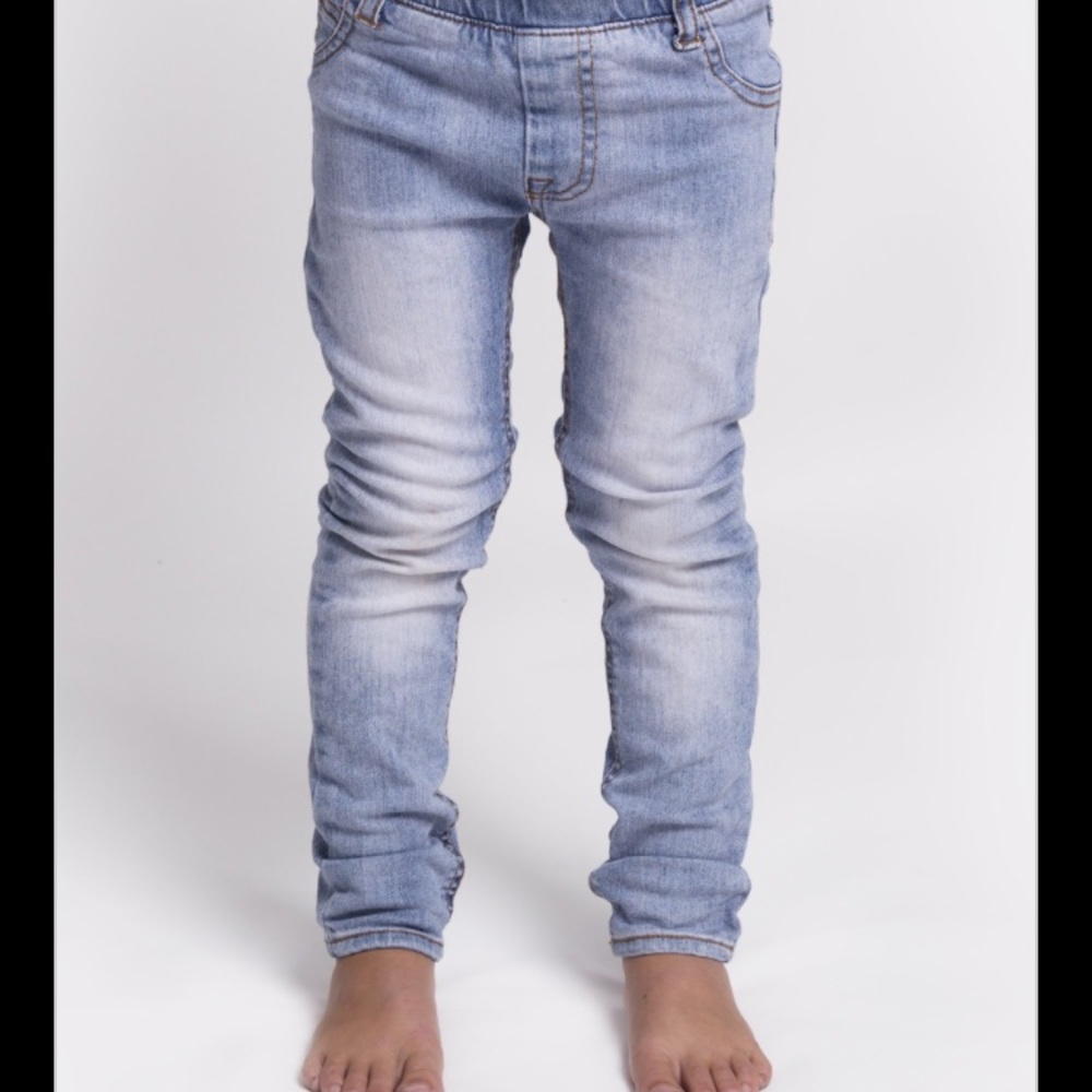Sold Out kids Beau Hudson blue denim jeggings